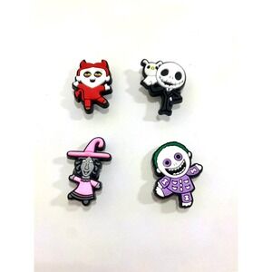 NEW! nightmare before Christmas shoe charms, collection lot of 4